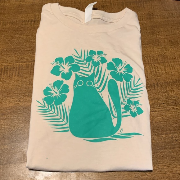 Cat Lady Small Tan Cat Shirt NEVER WORN - Picture 5 of 7